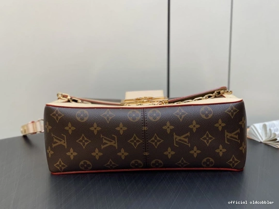 Official oldcobbler VUITTON LOUIS DAUPHINE-28*20*11CM 0807